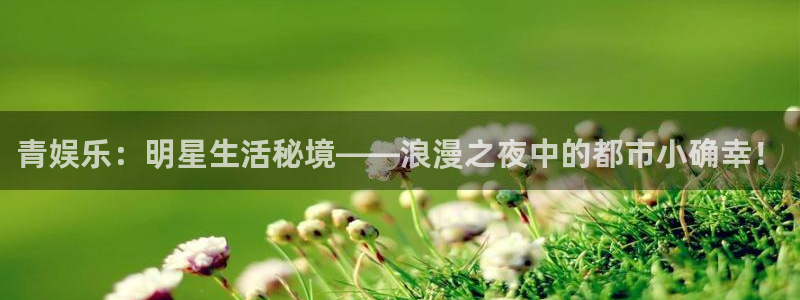 澳客网电脑版首页(综合版)：青娱乐：明星生活秘境——浪漫之夜中的都市小确幸！